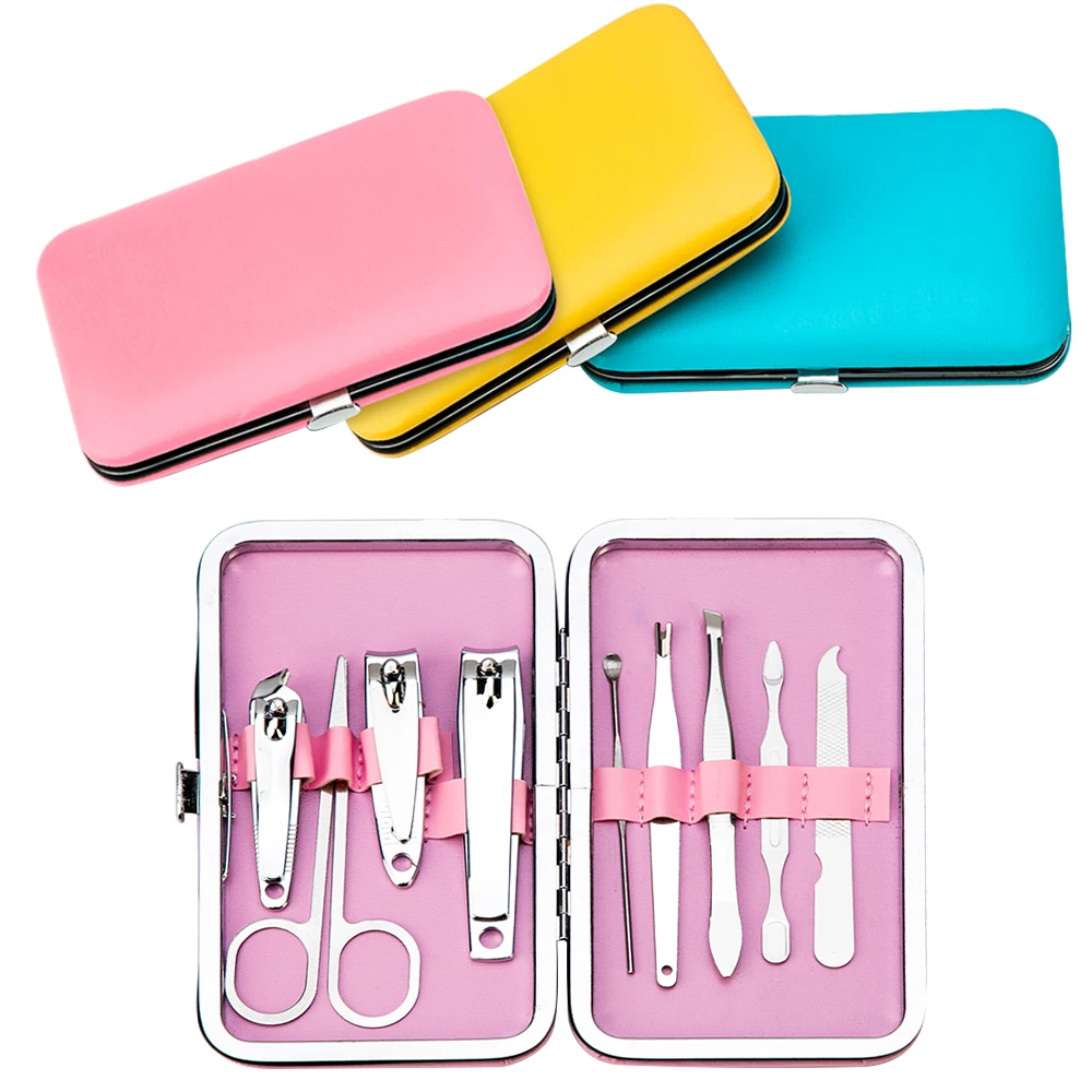 9 шт./компл. Набор для стрижки ногтей из нержавеющей стали набор триммер