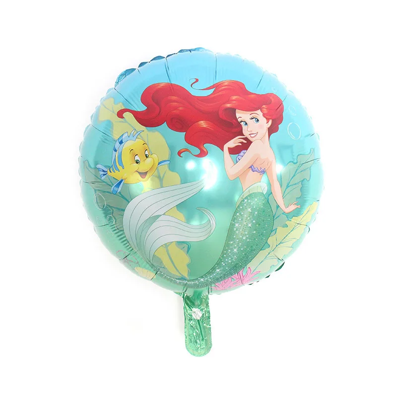 18in red TF Mermaid 1 шт. 18 дюймов, одежда для сна с изображением принцесс Фольга шарики, День подарков будущей матери девушка надувные гелием носочки с изображением снежной принцессы Globos для детского дня рождения вечерние - Цвет: 18in red TF Mermaid