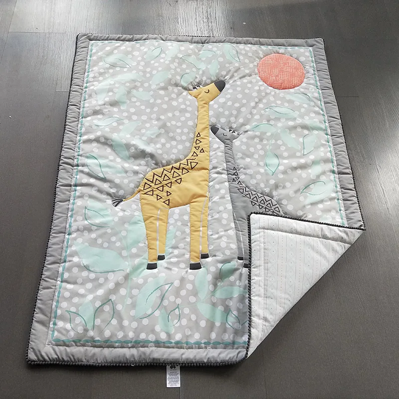 8 шт. детские кроватки Постельное белье Жираф Животные мальчики и девочки-подушка