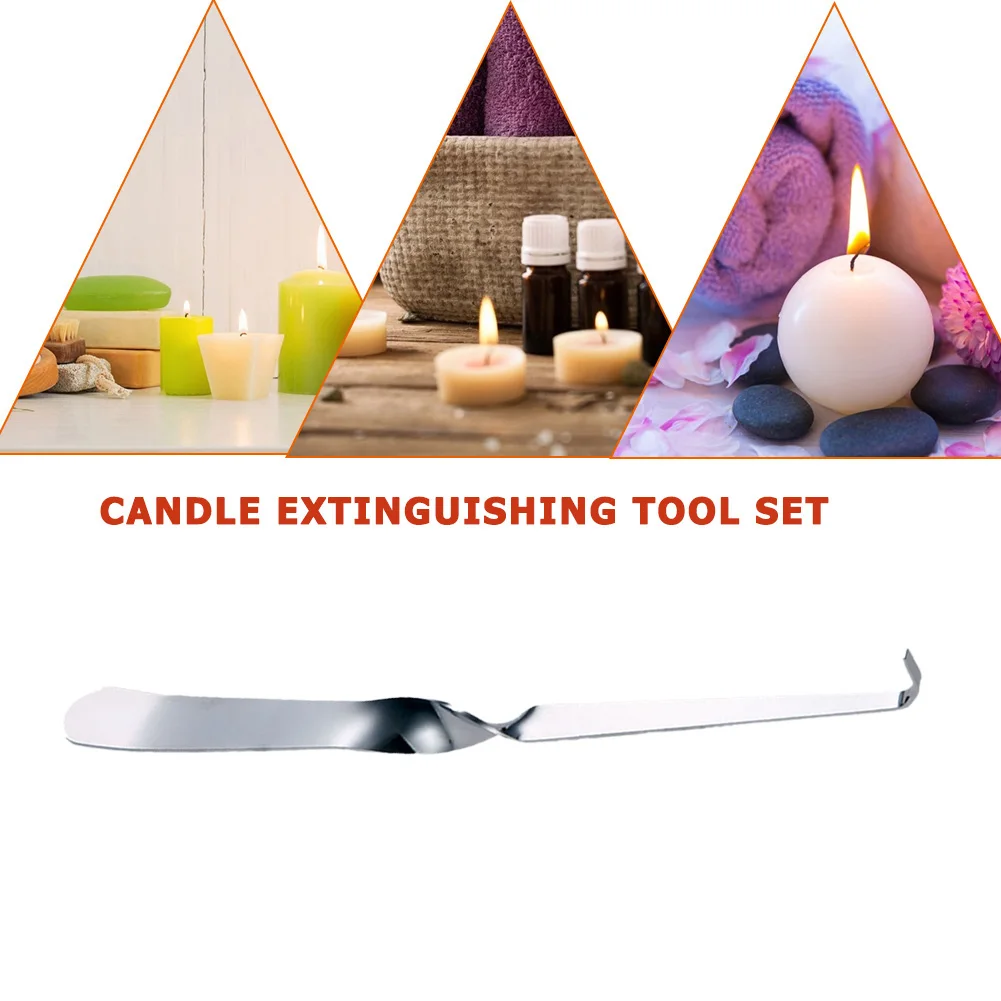 

19cm Stainless Steel Wick Dippers Candle Wick Hook Candle Accessories Put Out Extinguish Candle Wick Tools Safely Party Wedding