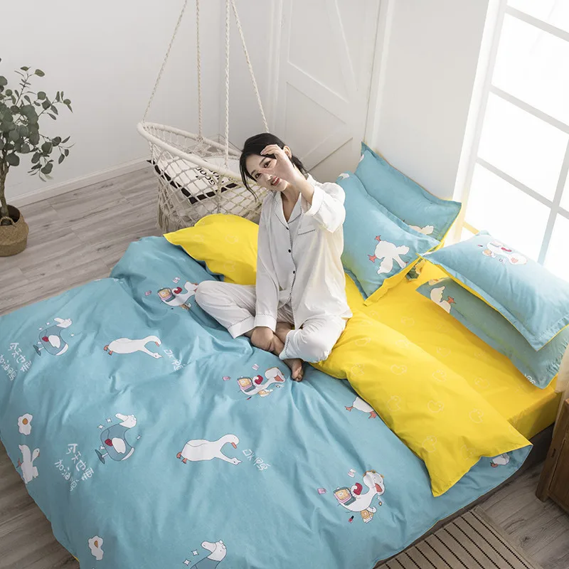 

Постельное белье Домашний текстиль с рисунком в виде надписи "любовь" полиэстер хлопок A/B двухсторонняя подушка чехол для простыни на крова...