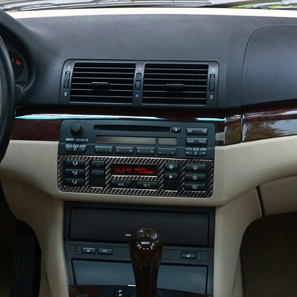 Автомобильная панель управления переменного тока 1 шт. обшивка черного цвета 248*62