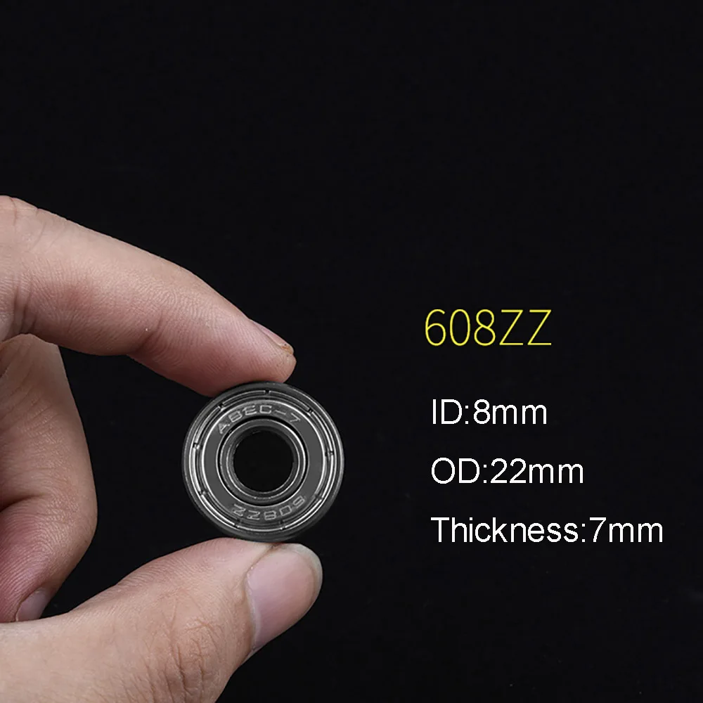 10 шт. RiccoDi 608ZZ 8X22X7 мм миниатюрный 608Z Лонгборд скейтборд|Подшипники| |