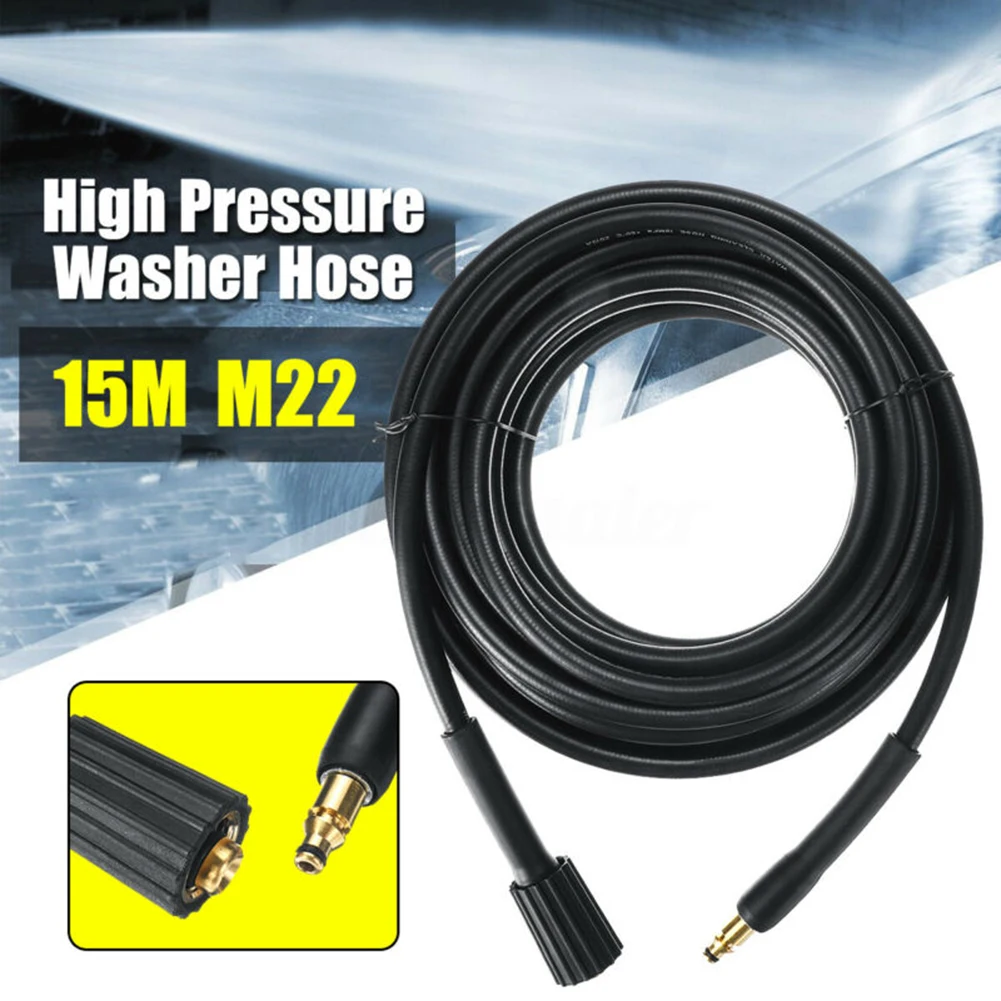 

Hogedrukreiniger M22 18Mpa 5/10/15 Zwarte Tuin Wasmachine Pijp Sproeier voor Nilfisk c100 Tuingereedsch