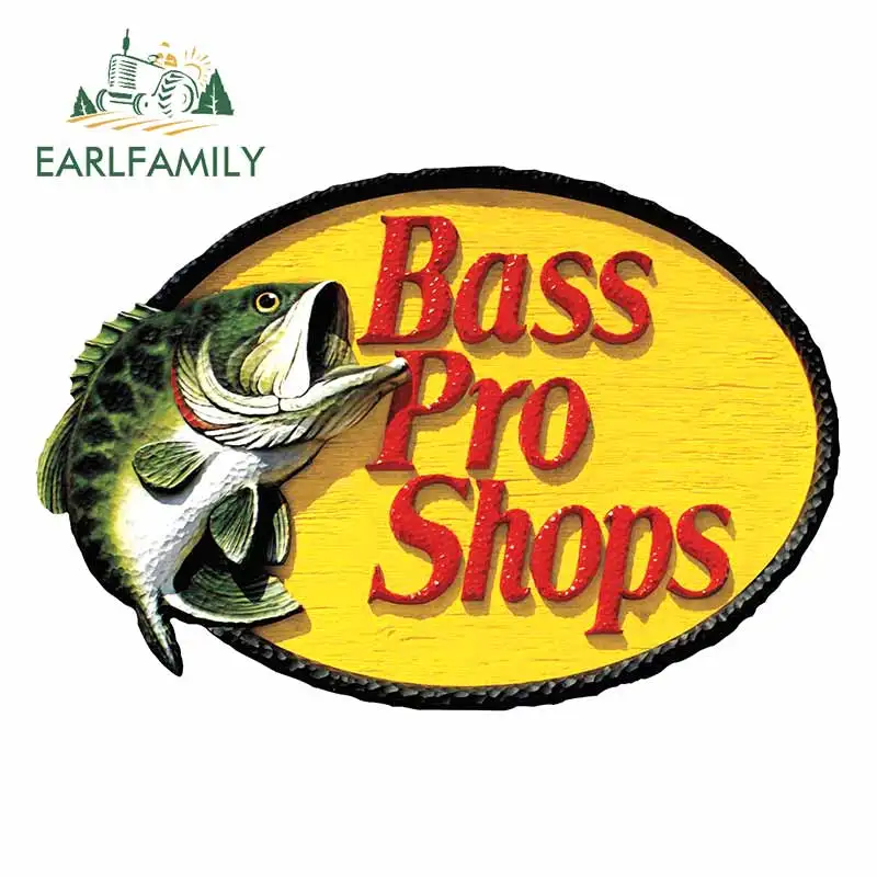 EARLFAMILY 13 см x 8 для магазинов Bass Pro автомобильные наклейки индивидуальные тонкая