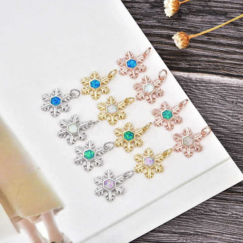 

KAMAF snow season style opal pendant necklace deserve to act the role of DIY jewelry, a woman's birthday present
