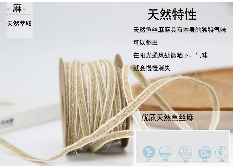 

Natural Environmentally Friendly Fish Silk Hemp 0.5cm Mixed Color Fish Silk Hemp Simple Style for Jewelry and Home Decoration