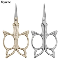 durable stainless steel vintage scissors embroidery and sewing scissors butterfly scissors cutters styling tailor scissors small