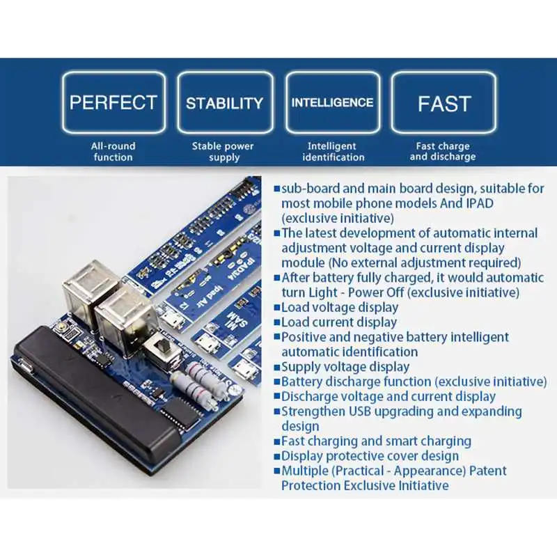 Hot 3C-Mobile Phone Universal Battery Activation Board Quick Charge Pcb Tool With Usb Cable For Iphone Android Send To | Электроника