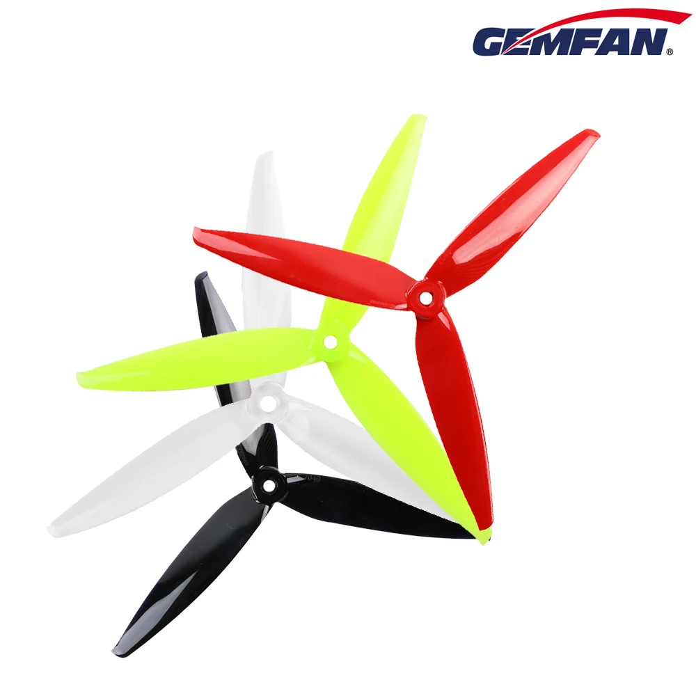 2 пары Gemfan Flash 7040 7X4X3 с 3 мя лезвиями PC Пропеллер для RC FPV Racing Фристайл 7 дюймов