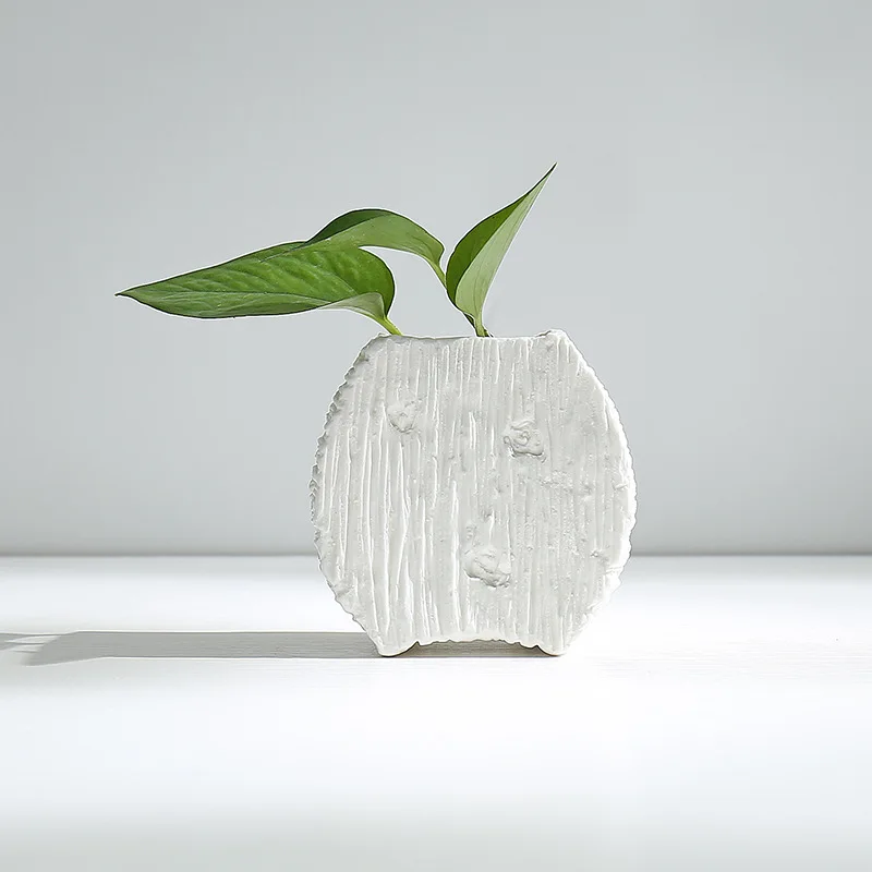 Простая Вегетарианская водная культура белый керамический цветочный горшок