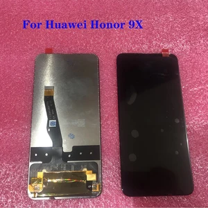 aaa quality lcd for huawei honor 9x stk lx1 lcd display touch screen digitizer assembly for honor 9x premium global edition lcd free global shipping