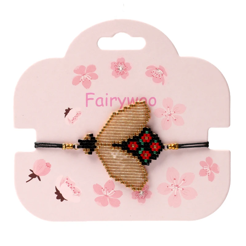 Женский браслет с бусинами готический ручной работы в богемном стиле