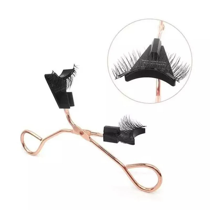 

Magnetic Eyelash Kit Reusable Fluffy 3D Eyelash Mink Lashes Natural Look Lashes for Women Handmade FEA889