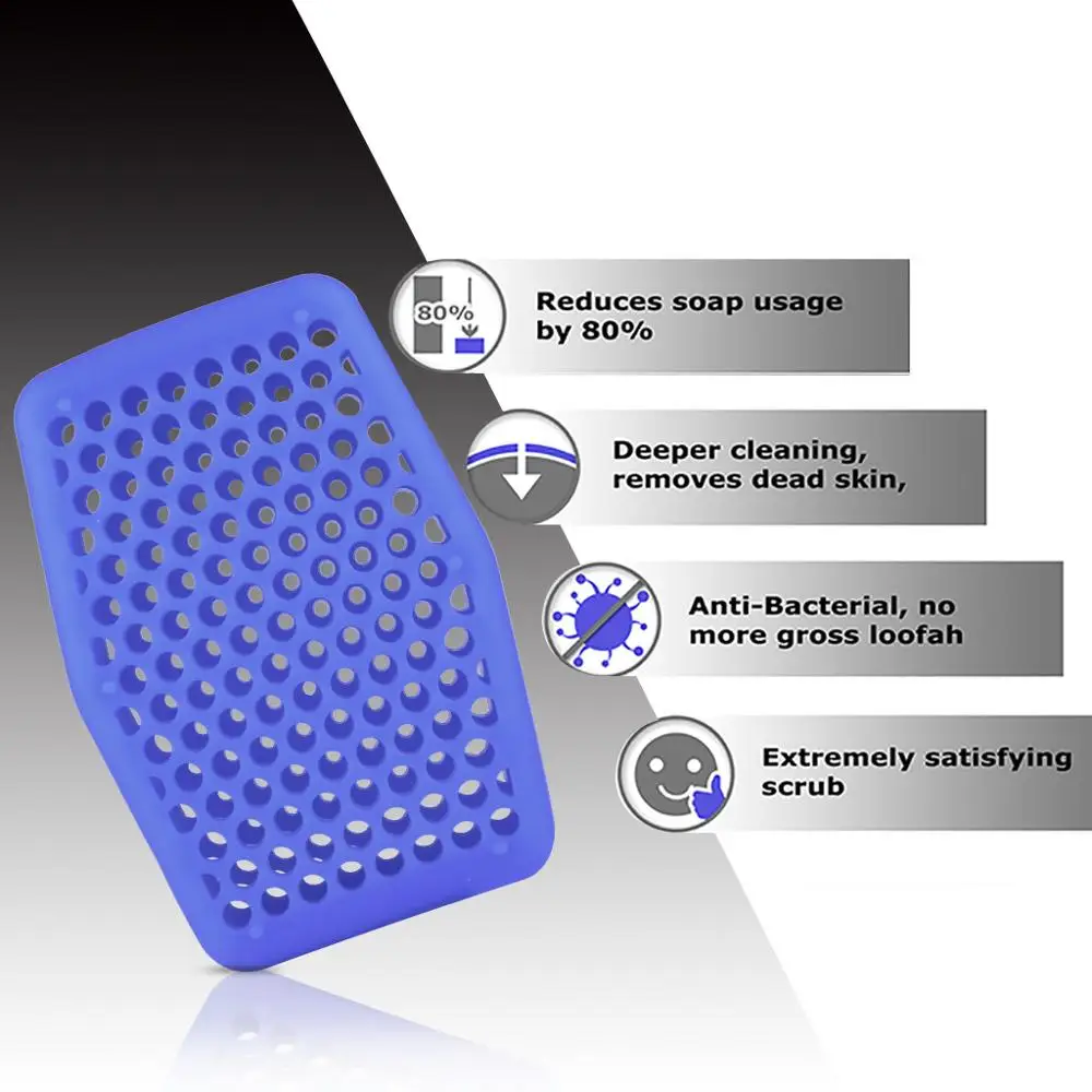 Антибактериальный медицинский силиконовый рукав для мыла умный дизайн скребок