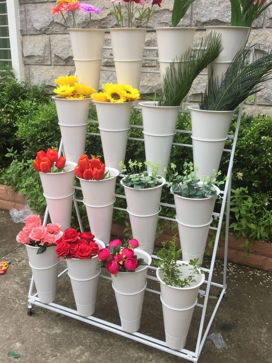 

Florist Flower Rack Florist Goods Shelves Iron Art Flower Rack Flower Goods Shelves Florist Flower Bucket Exhibition Frame