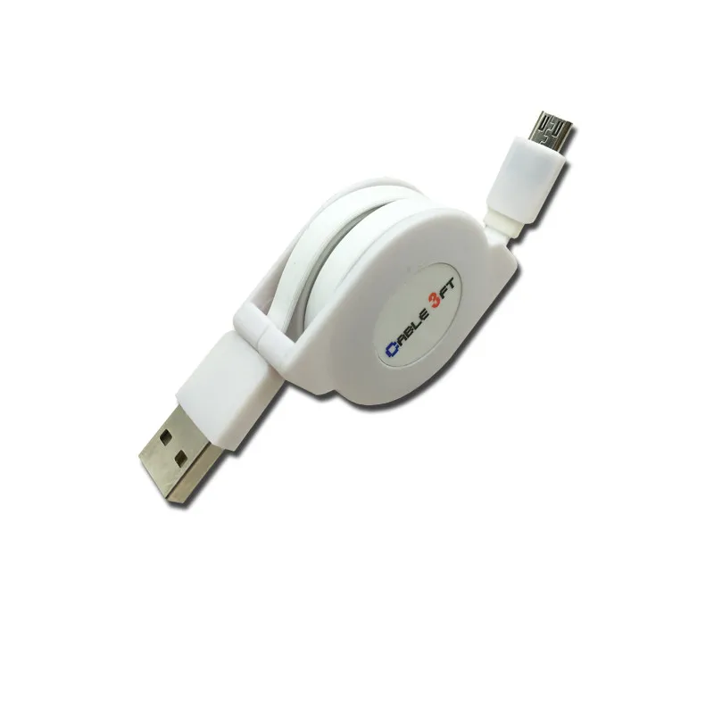 2/3 м микро USB Выдвижной зарядный кабель для Samsung Galaxy J3, J5, J7 года Redmi 8 7A 7 6 портативное зарядное устройство адаптер кабель