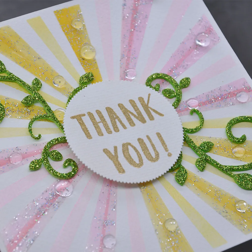 

2021 New 3PCS/SET Sunshine Background Layering Stencil For Scrapbooking Decorative Embossing DIY Paper Card Cutting Dies