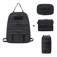 car back seat organizer tactical accessories army molle pouch storage bag military outdoor self driving hunting seat cover bag