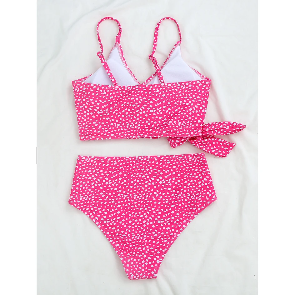 

Sexy High Waist Bikinis 2020 Bandage Swimsuit Swimwear Women High Leg Bikini Set Swim Suit Woman Bathing Suits maillot de bain