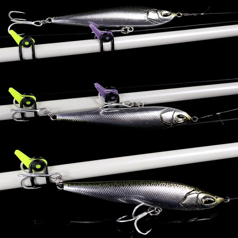 

Fishing Accessories Fishing Hook Keeper Fishing Lure Bait Holder Fixed Jig Hooks Safe Keeper For Fishing Rod Pole Fishing Tools