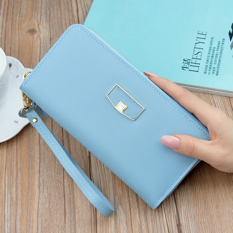 Blue Женские кошельки с кисточками, длинный клатч, кошелек, большая вместительность, кошельки, Женский кошелек, женские кошельки, телефон, Карманный держатель для карт, Cartera Mujer - Цвет: Blue