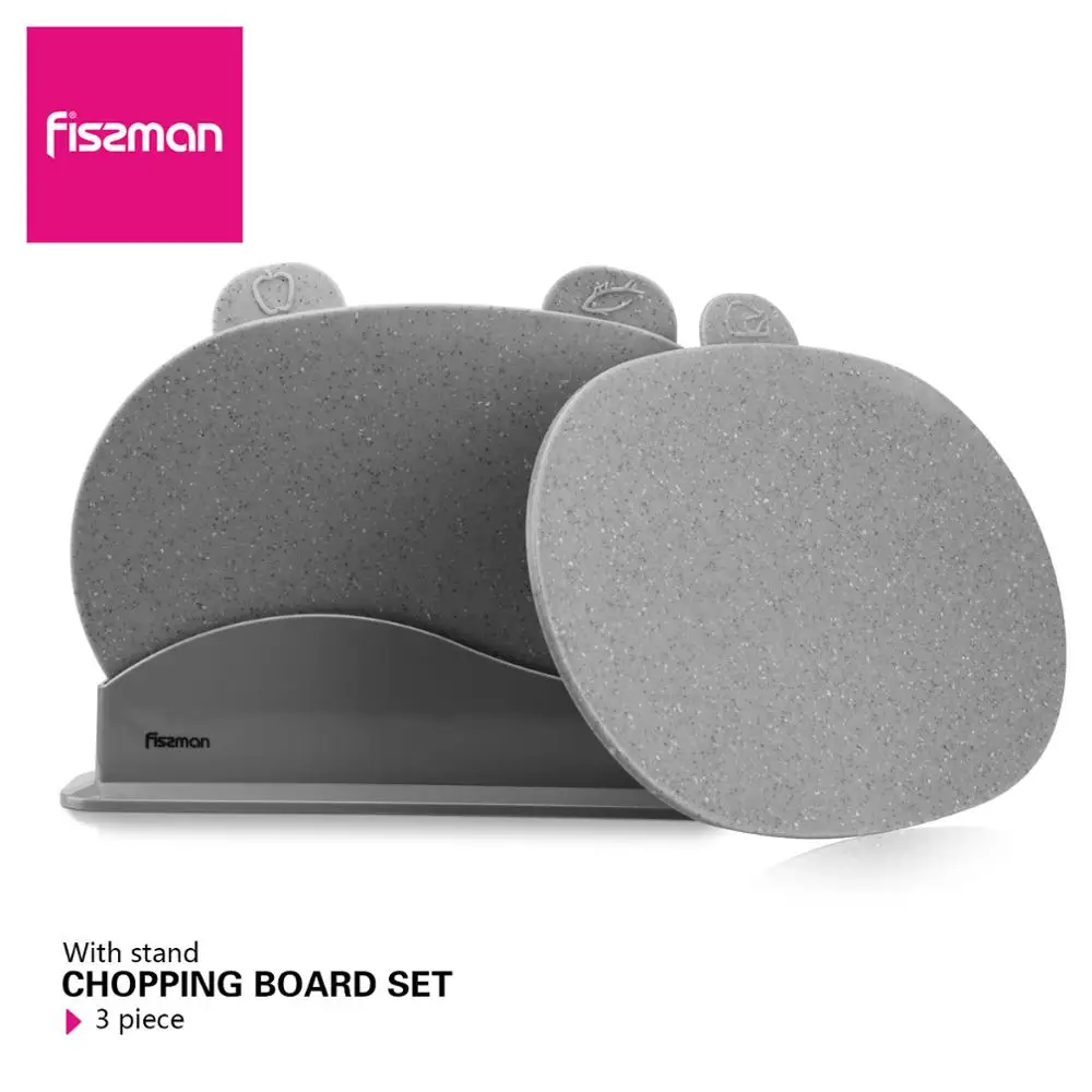 Fissman разделочный блок Нескользящая круглая разделочная доска антибактериальные