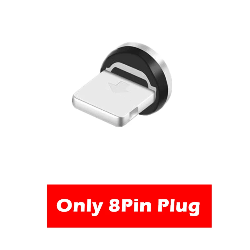 СВЕТОДИОДНЫЙ Магнитный зарядный usb-кабель для быстрой зарядки Xiaomi mi a3 mi 9t Red mi 3s 4 4a 4X5 Plus Note 5 Pro 5A Android USB C зарядный шнур - Цвет: 8Pin Plug