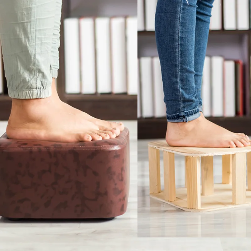 28 см модные тополя деревянные кожаные табуреты креативный маленький стул диван
