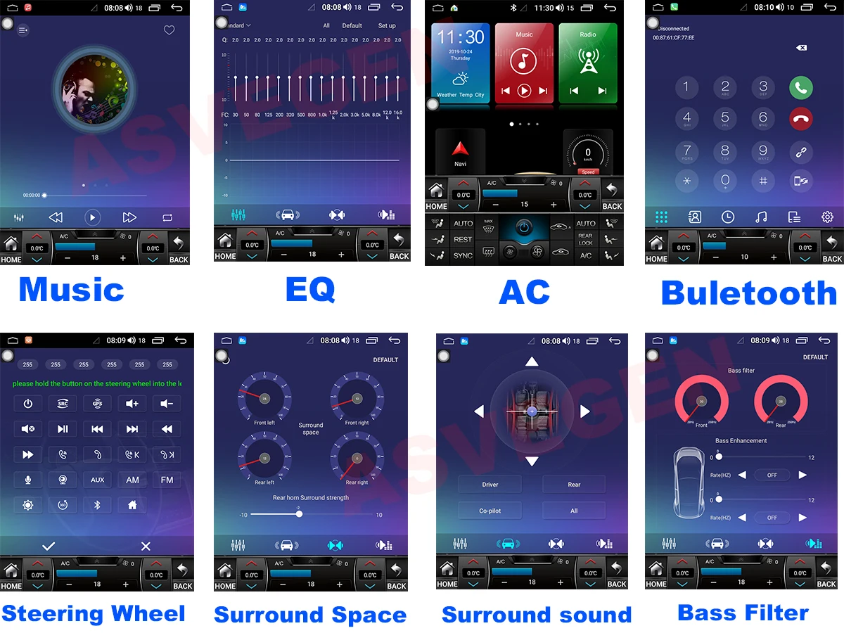 Автомобильный мультимедийный плеер 12 1 дюймов Android 11 для Volvo XC60 2009-2016 с 128G