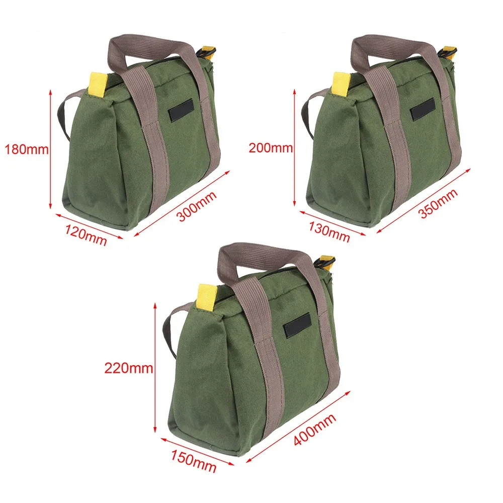 

Multi-function Tool Storage Bag Canvas Waterproof Hand Tool Storage Carry Bags HomeToolkit Metal Hardware Parts Organizer Pouch