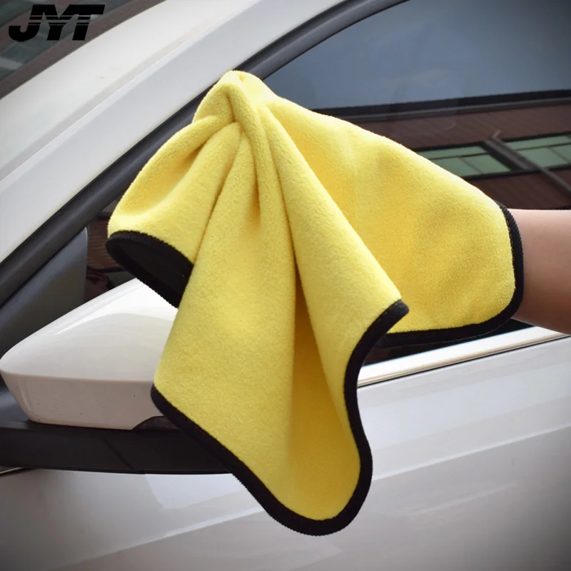 

Car wash towel thickened absorbent coral fleece Cleaning Towel Double-color double-sided high-density car cleaning car wash towe