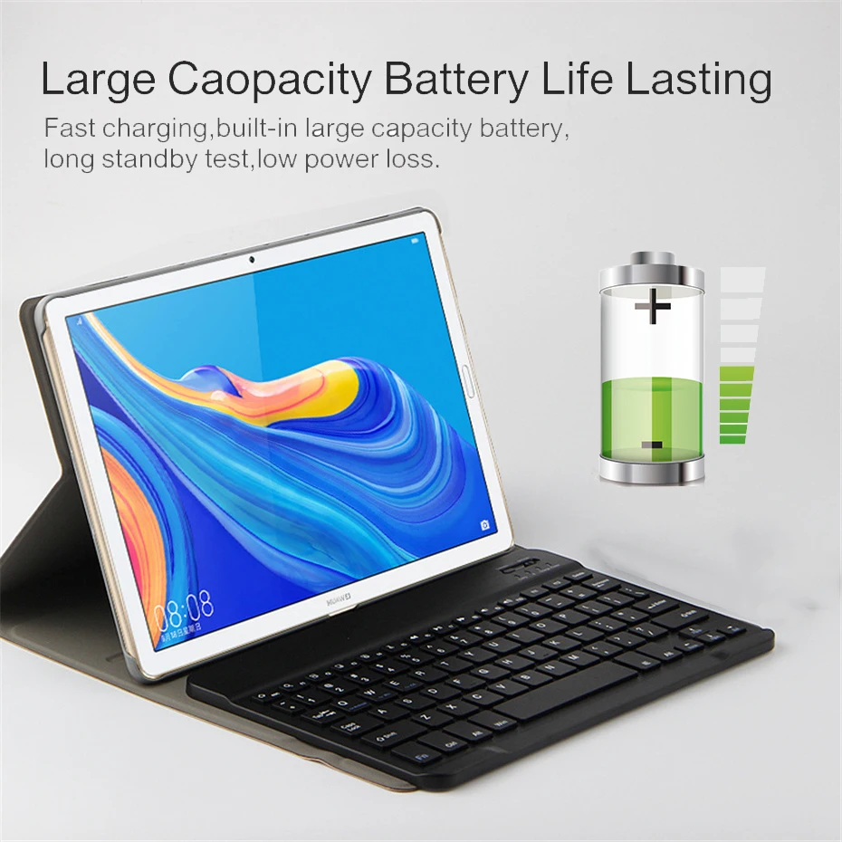 Кожаный чехол с Bluetooth-клавиатурой для Huawei Mediapad M5 lite 8 0 дюйма искусственная кожа