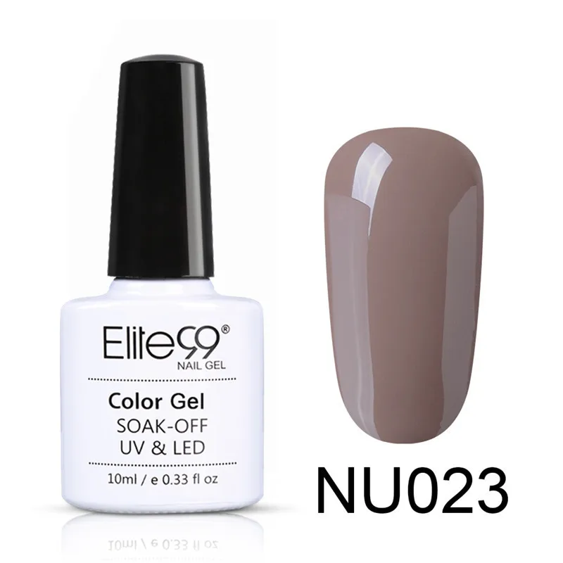 NU023 Elite99 Гель-лак для ногтей, 10 мл, гель телесного цвета, базовый гель, гибридный гвоздь, блестящий Гель-лак для лаки для ногтей - Цвет: NU023
