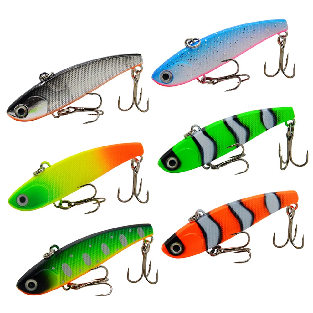 POETRYYI 6 см 7 9 Тонущая искусственная Вибрирующая приманка из твердого пластика