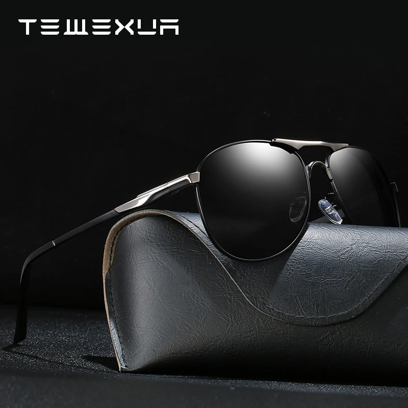 Мужские Винтажные Солнцезащитные очки TEWEXUA классические алюминиевые с