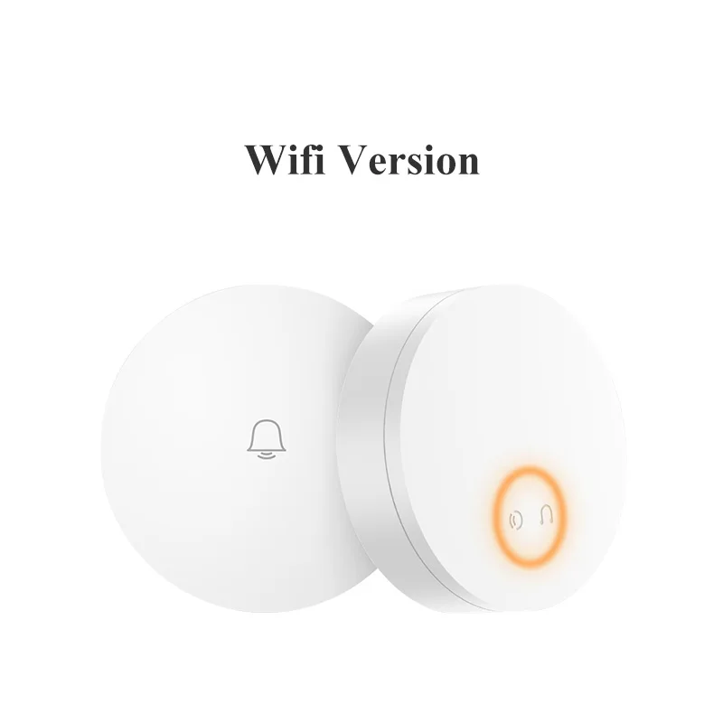 Wifi Version Xiaomi Mijia Linptech wifi самогенерирующийся беспроводной дверной звонок работает с приложением Mijia умное управление функцией памяти AC 110-240V - Цвет: Wifi Version