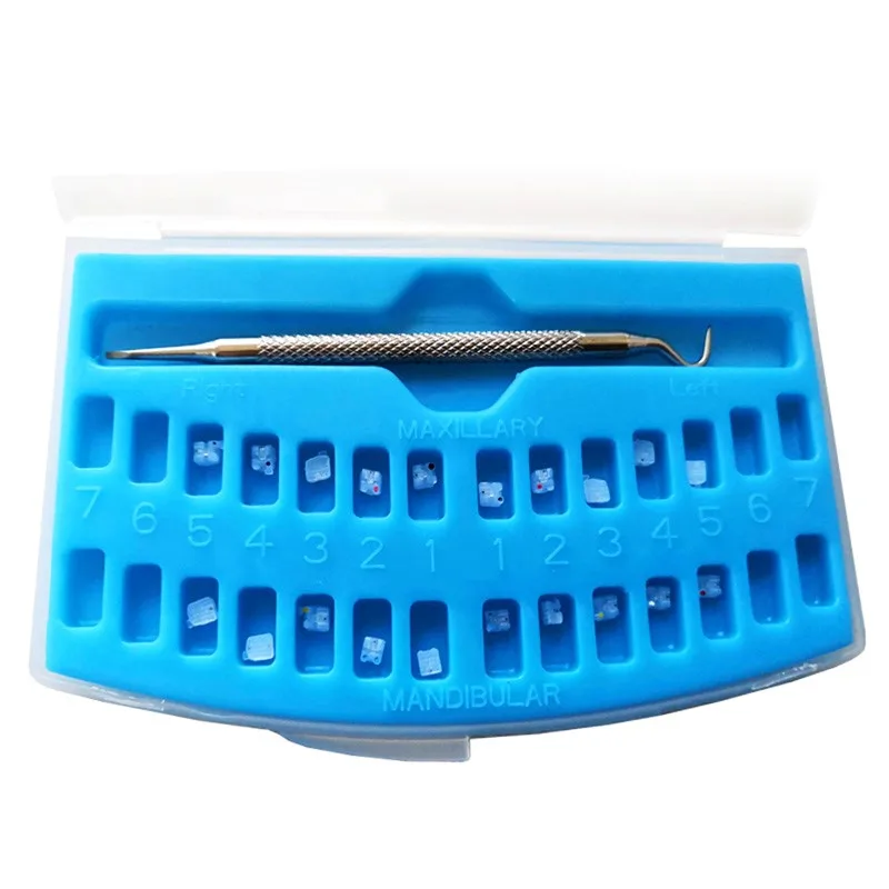 

Orthodontic Dental Bracket MBT/Roth 022 345Hooks Ceramic Self-Ligating Bracket Dentist Clinic Use