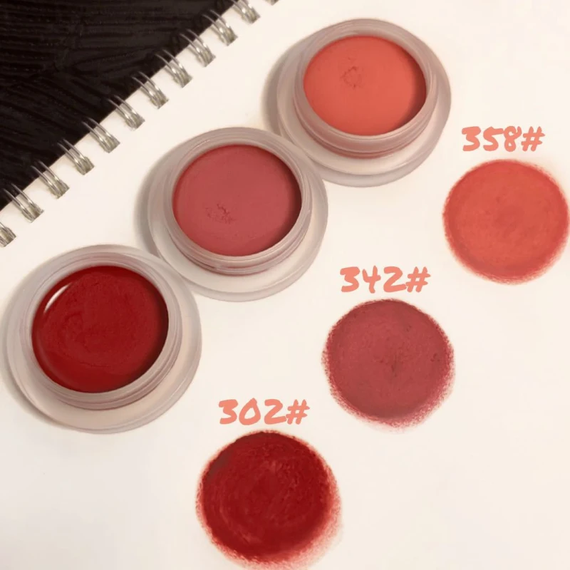 

3 Colors Lipstick Canned Lip Mud Mousse Matte Lip Glaze Lipstick Waterproof Velvet Lipsticks Lips Makeup Cosmetics Tools TSLM1