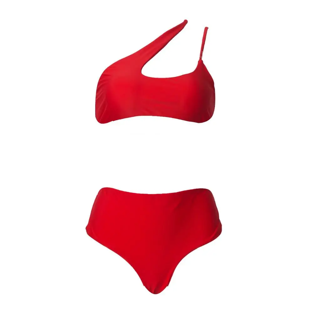 Женский купальник бикини из двух частей бразильский пуш ап сексуальный пляжный