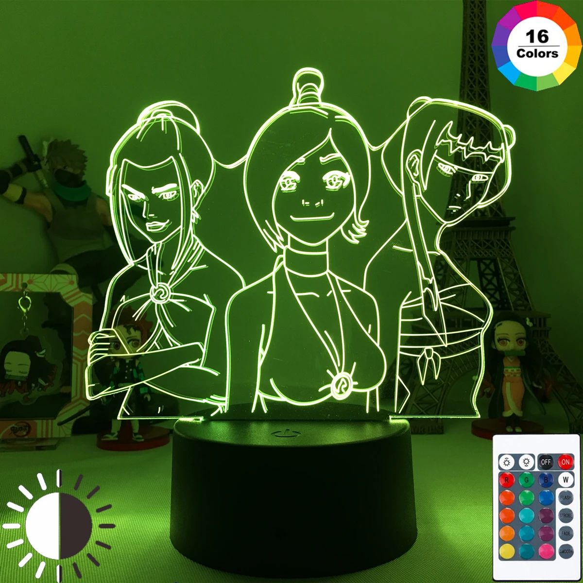 

Acrylic Led Night Light Avatar The Last Airbender for Kids Child Bedroom Decor Nightlight Avatar Ty Lee 3d Lamp Gift Toy model