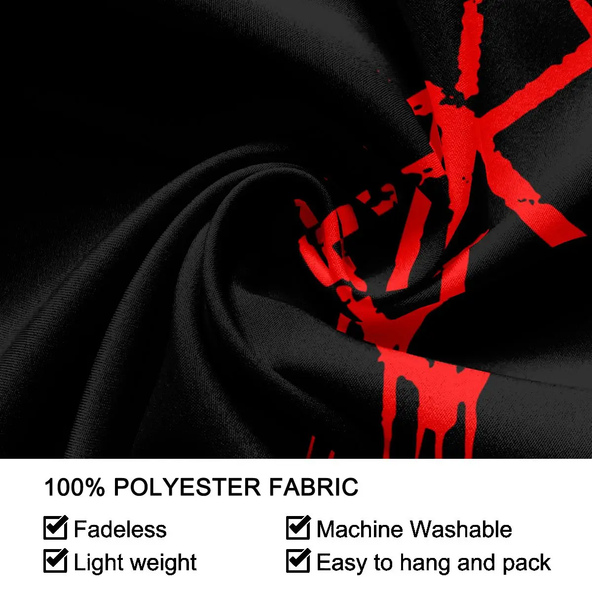 

Berserk Tapestry Blanket Curtain Guts Manga Swordsman Gatsu Sacrifice Zodd Anime Tapestries Polyester Home Decoration Leisure