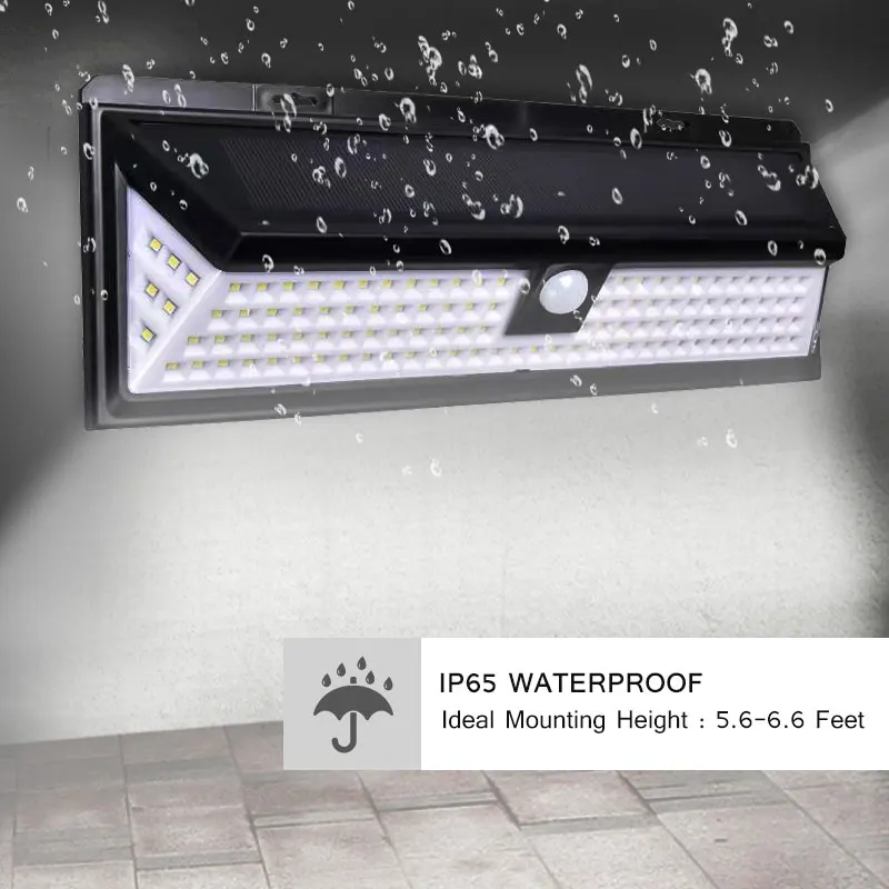 Солнечный светильник 118 светодиодный солнечный Открытый солнечной энергии