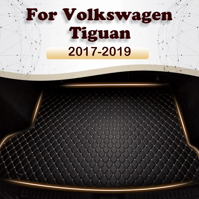 

Car trunk mat for Volkswagen Tiguan 2017 2018 2019 Cargo Liner Carpet Interior Parts Accessories Cover