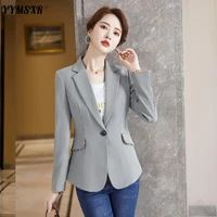 autumn womens suit high quality 2022 new fashion plaid long sleeve ladies jacket office elegant blazer female