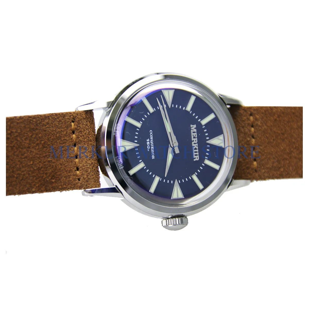 MERKUR Conqueror Vintage Dive Watch Homage First Generation Alpinist Sapphire Pop Glass 38S Japan | Наручные часы