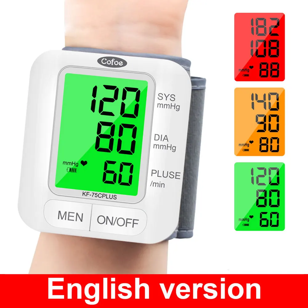 Цифровой Сфигмоманометр cofoe автоматический прибор для измерения артериального