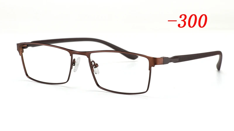 Sun Photochromic Myopia eyewear TR90 Alloy Frame Finished myopia glasses frame comfortable slip-resistant eyeglasses frame Men - Цвет оправы: Светло-желтый