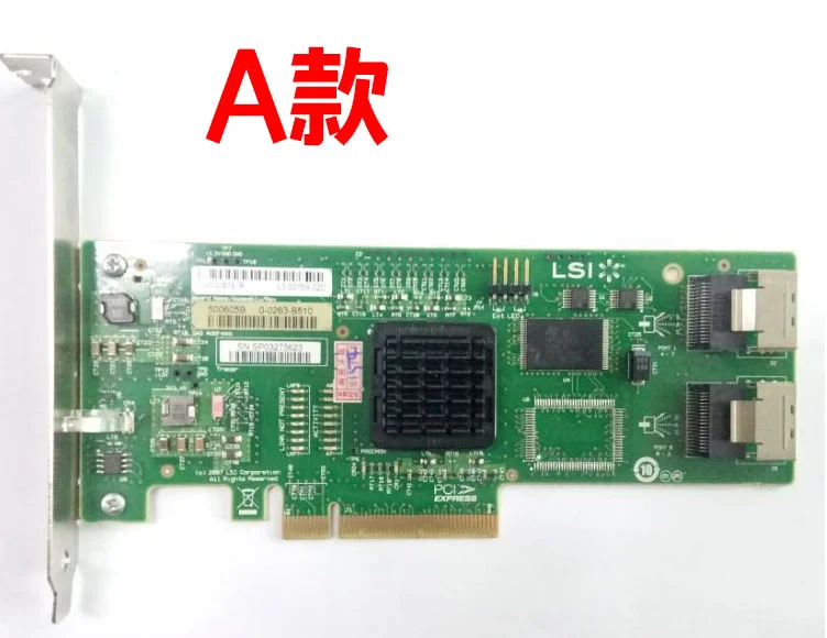 LSI SAS 9211 8i 2008E 6 Гб 8 портов SATA3 4T жесткий диск Плата расширения Raid|Детали и