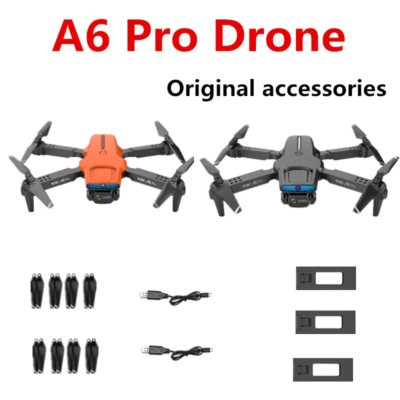 

A6 Pro Drone Original Accessories 3.7V 1600mAh Battery Propeller Maple Leaf Spare Parts For A6 Pro Drones Spare Part